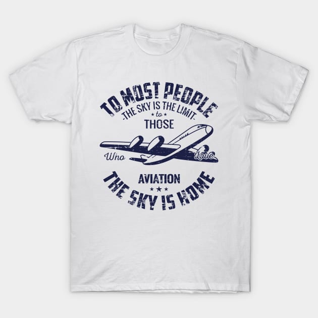 Airplane T-Shirt by Alvd Design